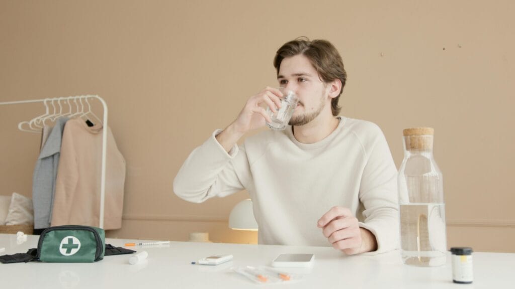 self care with drinking water